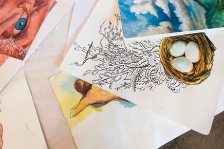 Open studio, Portland, 2018 Open studio, Portland, 2018